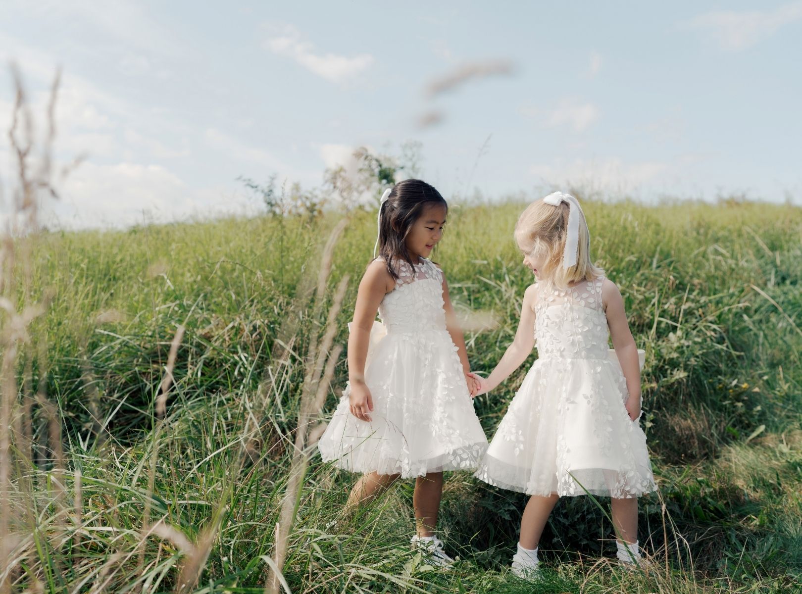 Flower Girl Dresses by Anne Barge to complement your Bridal Gown