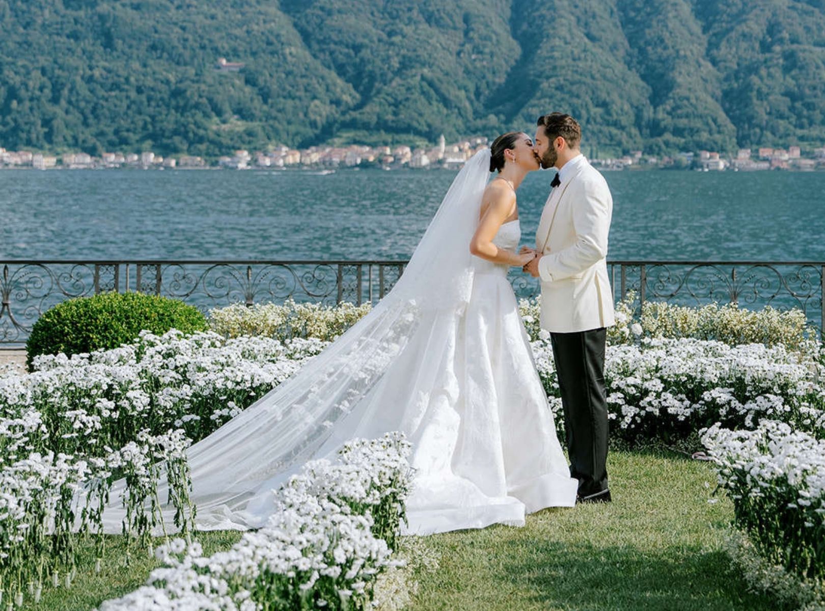 Anne Barge Bride’s Lake Como Wedding Featured in Harper’s Bazaar Arabia