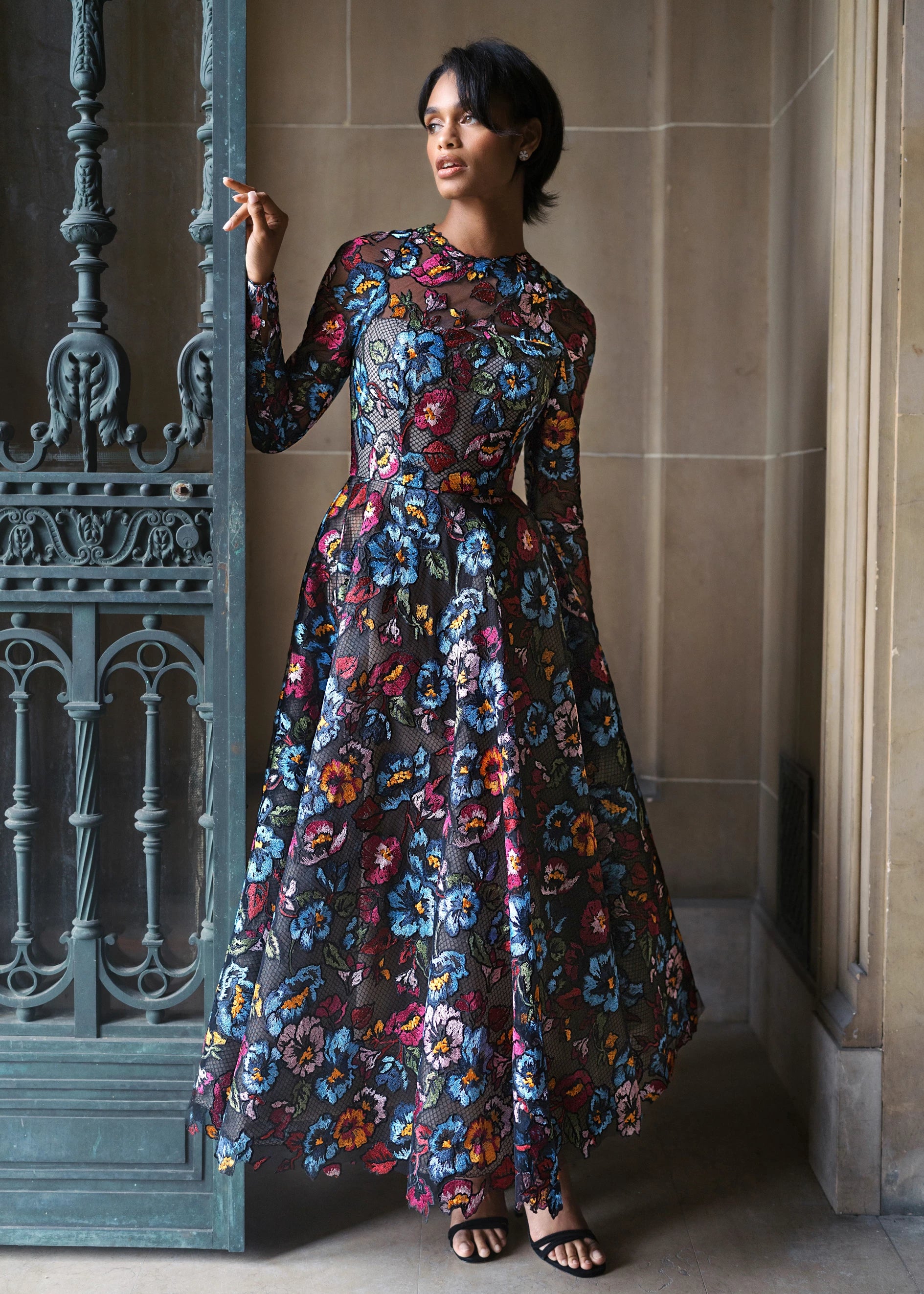 Lorimer | Long Sleeve Formal Black Label Gown | Anne Barge Lorimer | Long Sleeve Formal Black Label Gown | Anne Barge