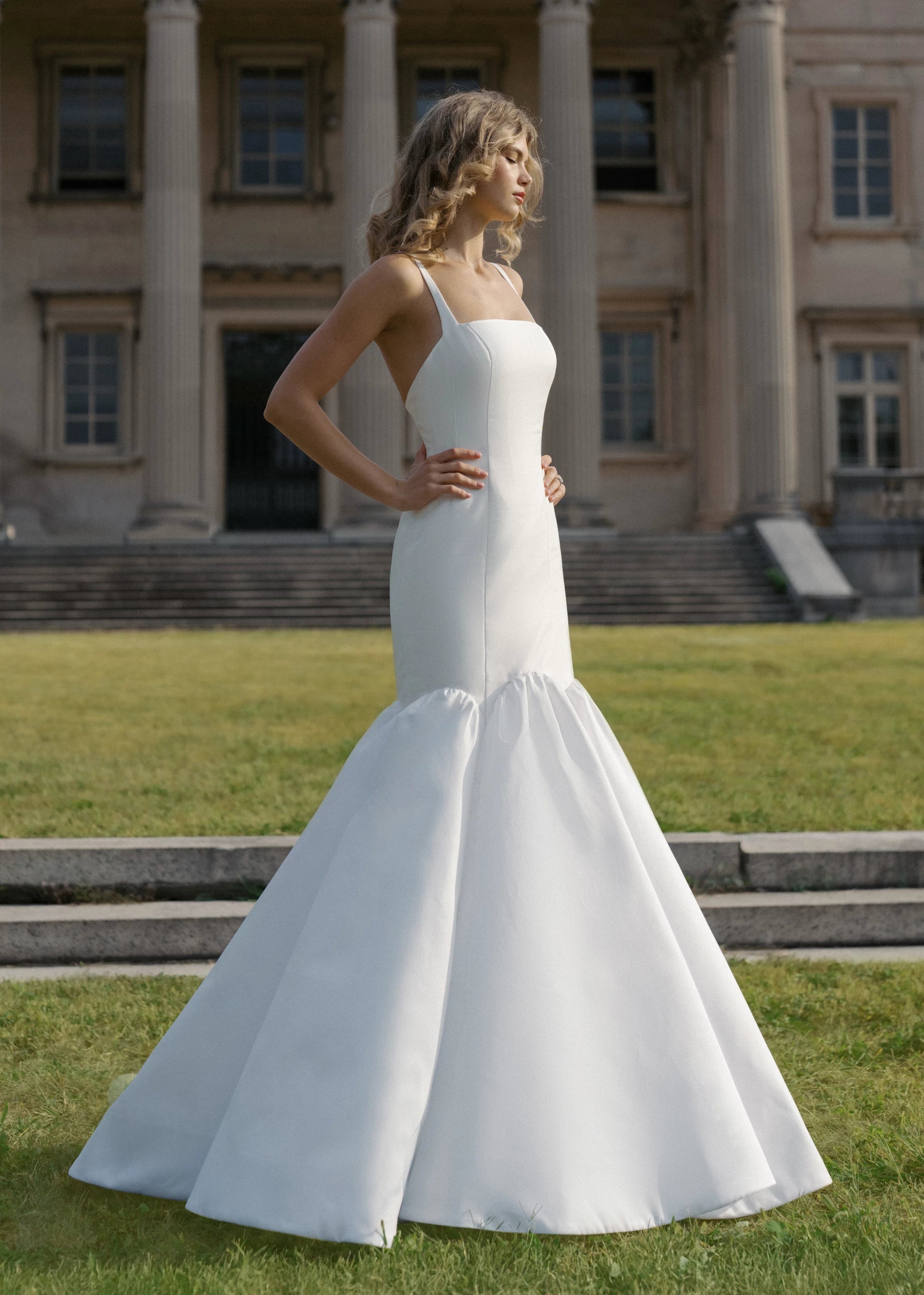 Caldwell Wedding Dress | Strapless Drop Waist Gown | Anne Barge Caldwell Wedding Dress | Strapless Drop Waist Gown | Anne Barge