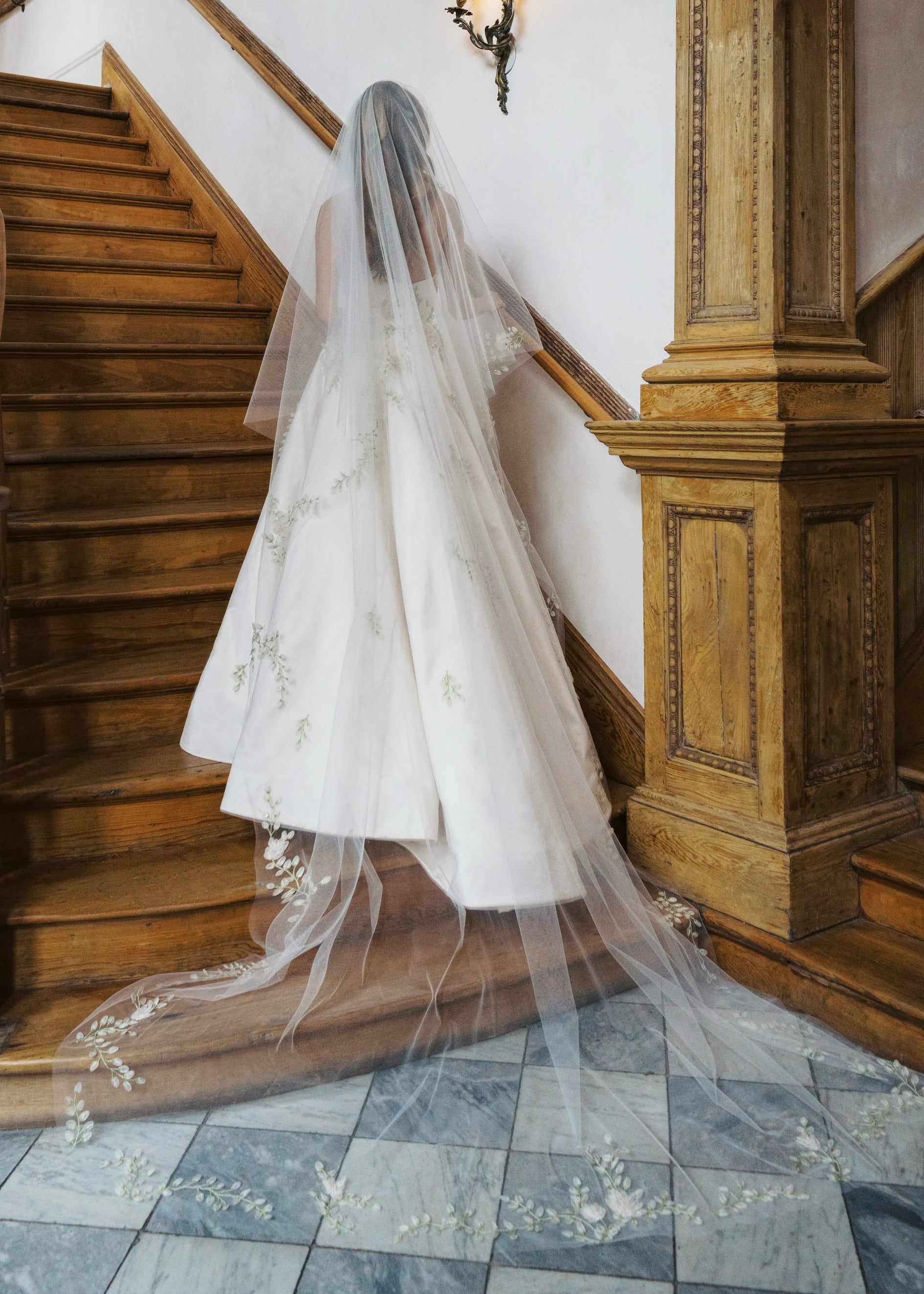 bridal dress veil Dauphine Veil