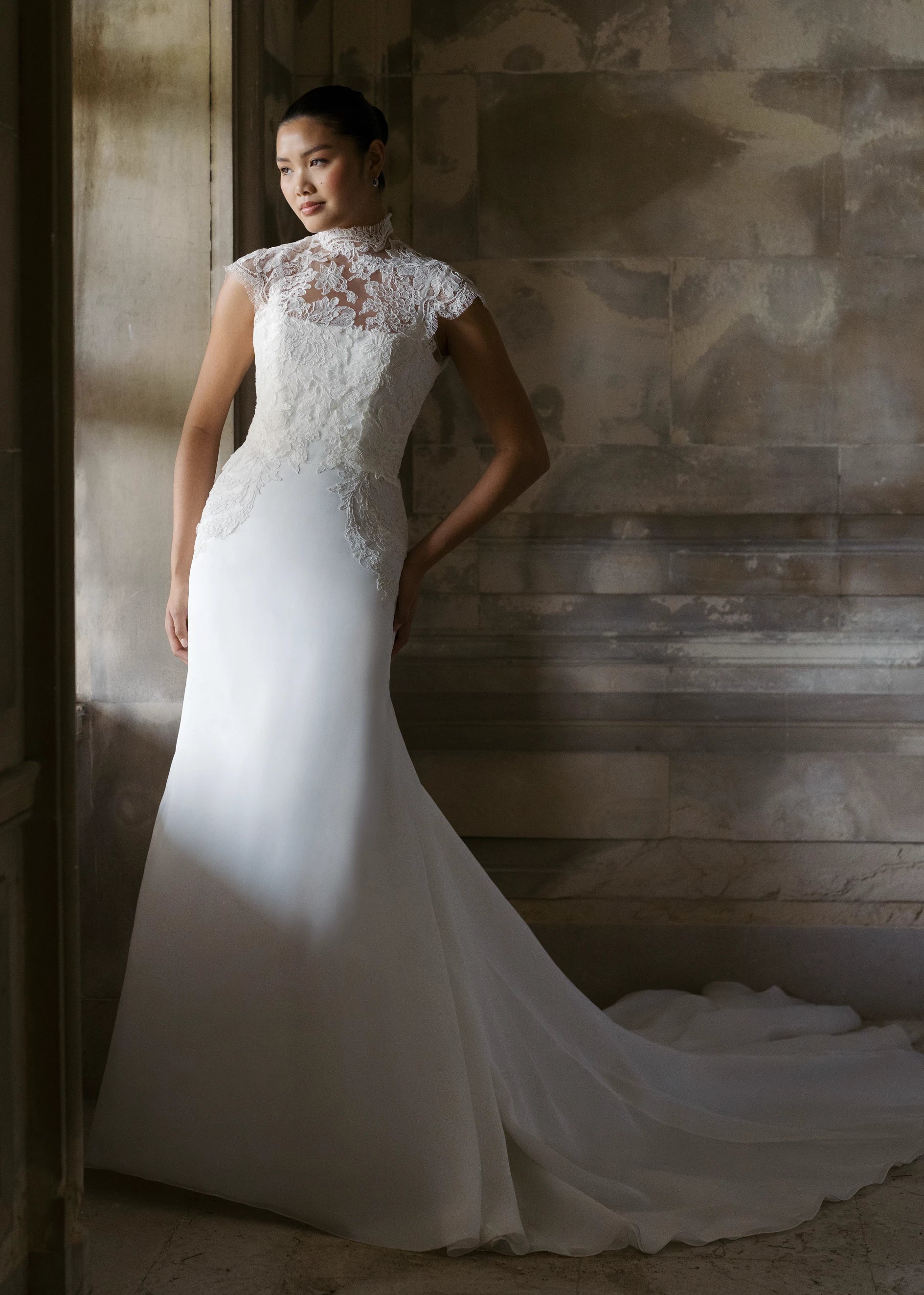 The Monet | Wedding Dress with Lace & Pearls | Anne Barge The Monet | Wedding Dress with Lace & Pearls | Anne Barge