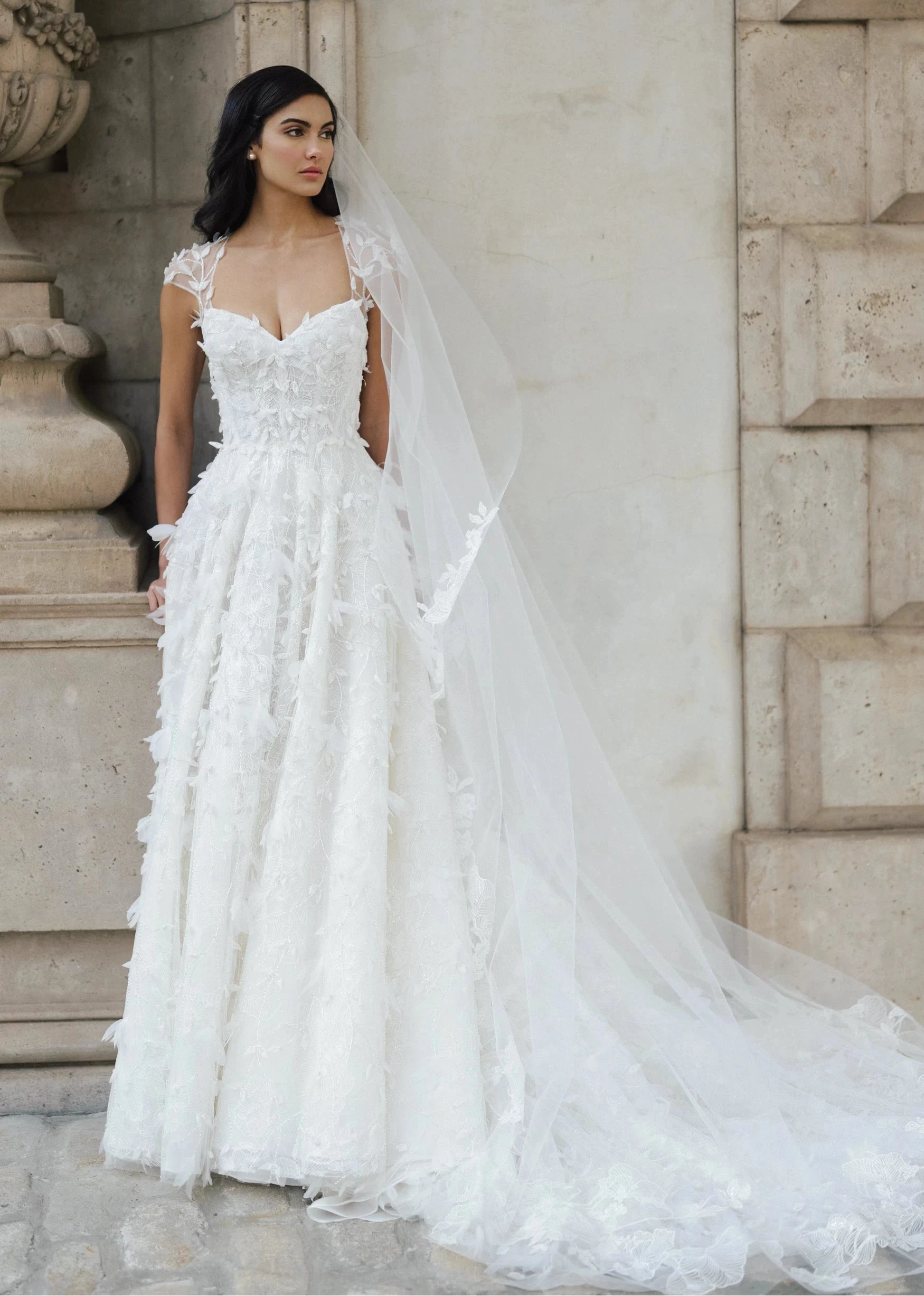 sachin and babi light blue dress 15 Beaded Wedding Dress Ideas main image 1