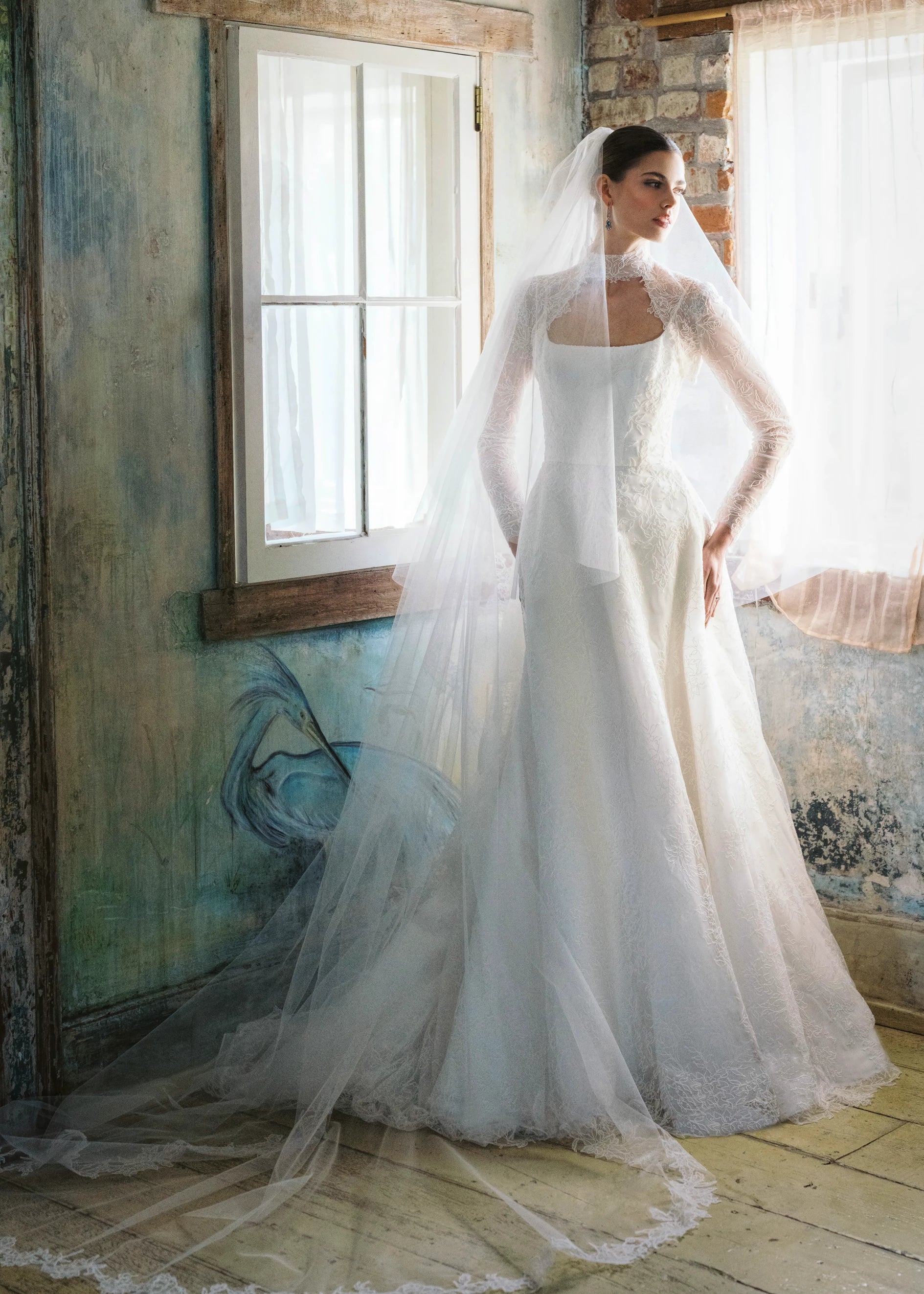 bridal dress veil Brennan Veil