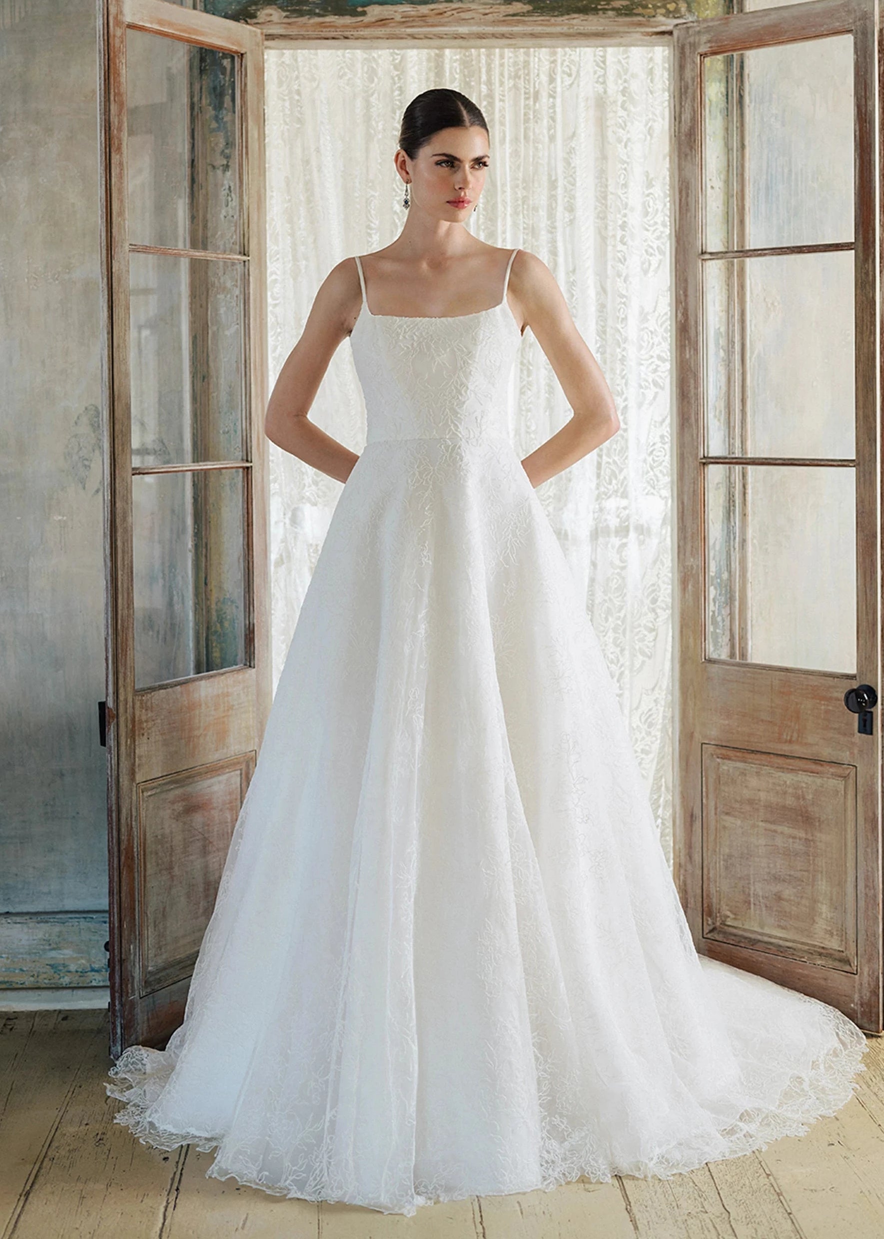 Brennan Wedding Dress Blue Willow by Anne Barge