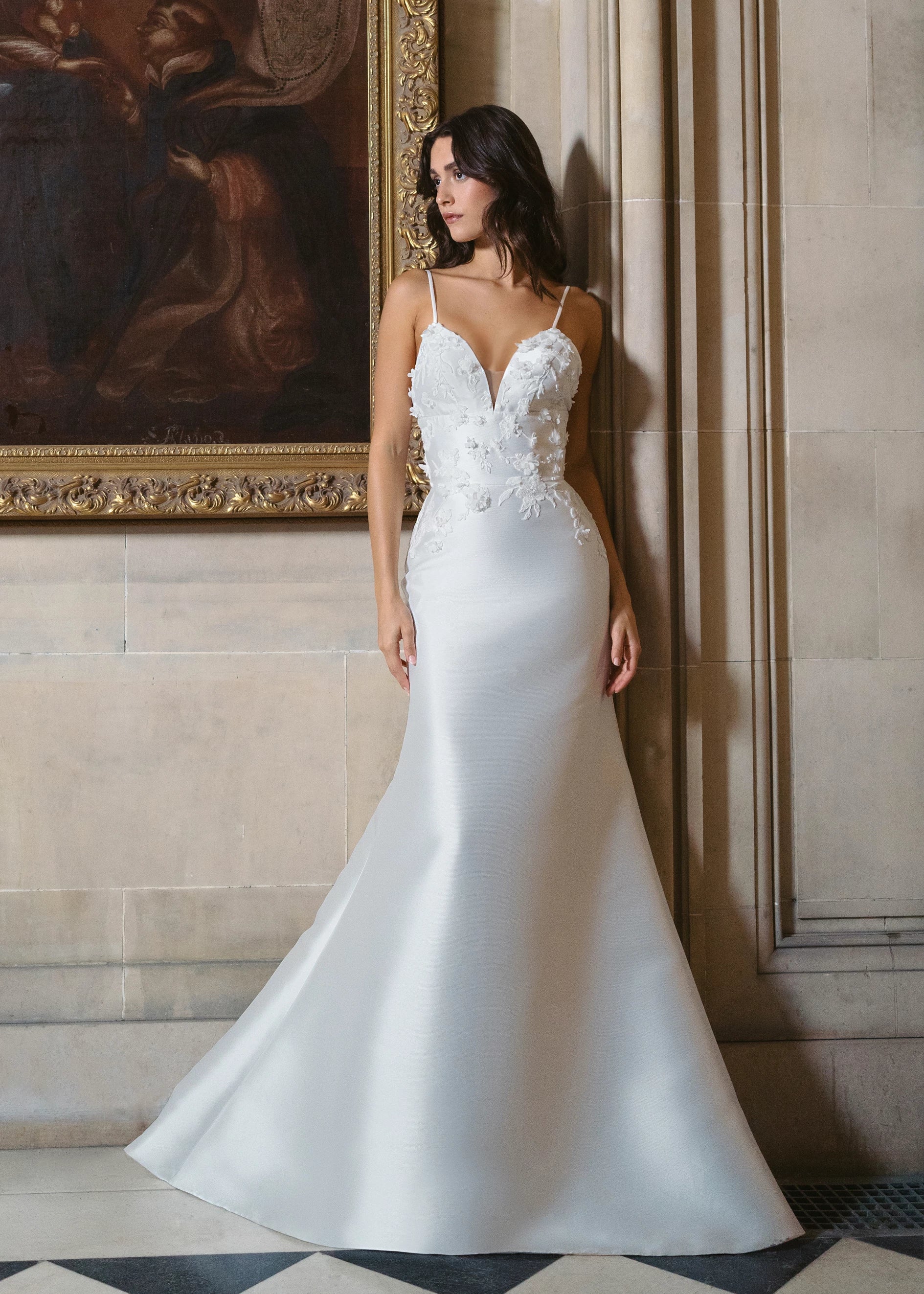 The Myers | Blue Willow A-line Gown & Trumpet Skirt