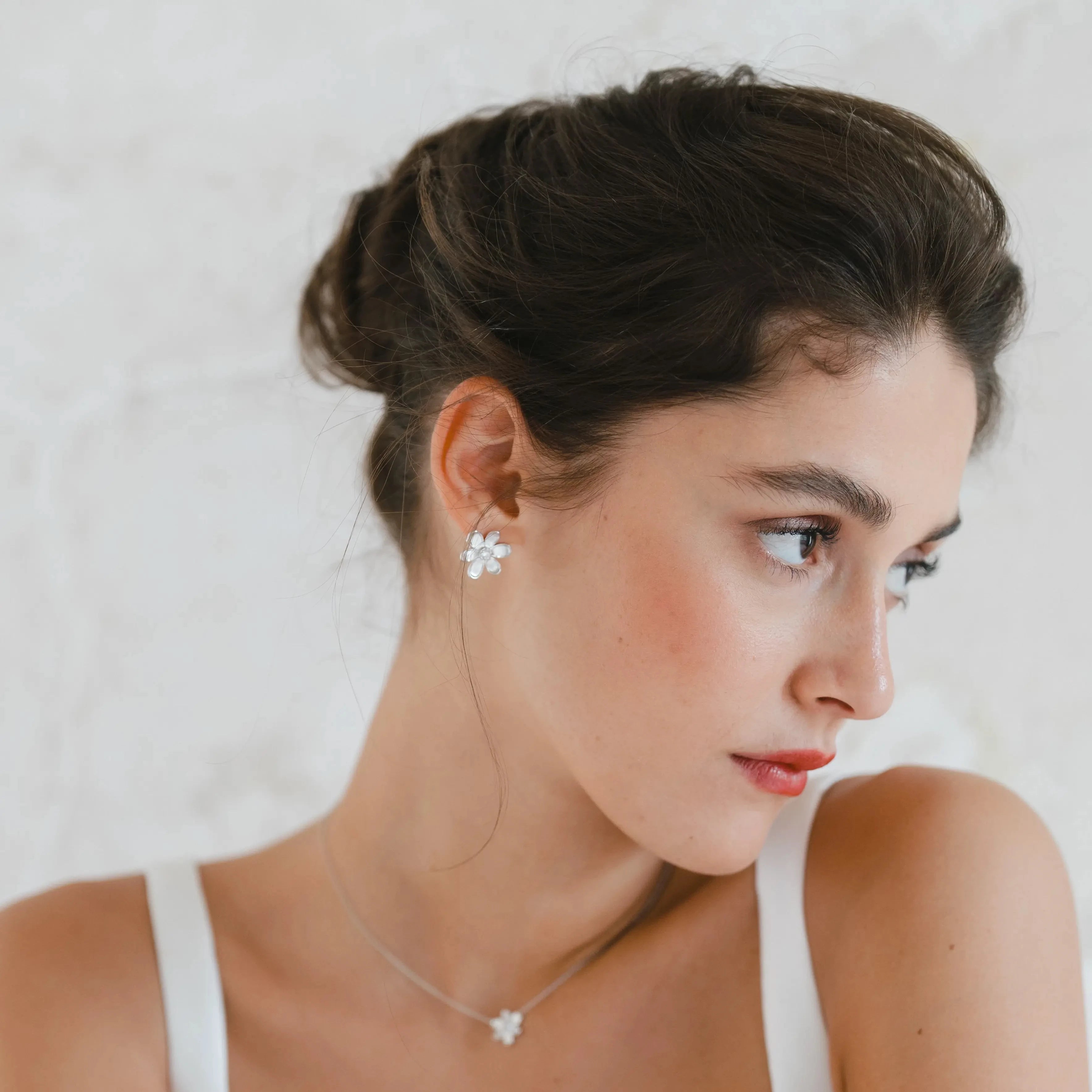 Daisy Diamond Stud Earrings
