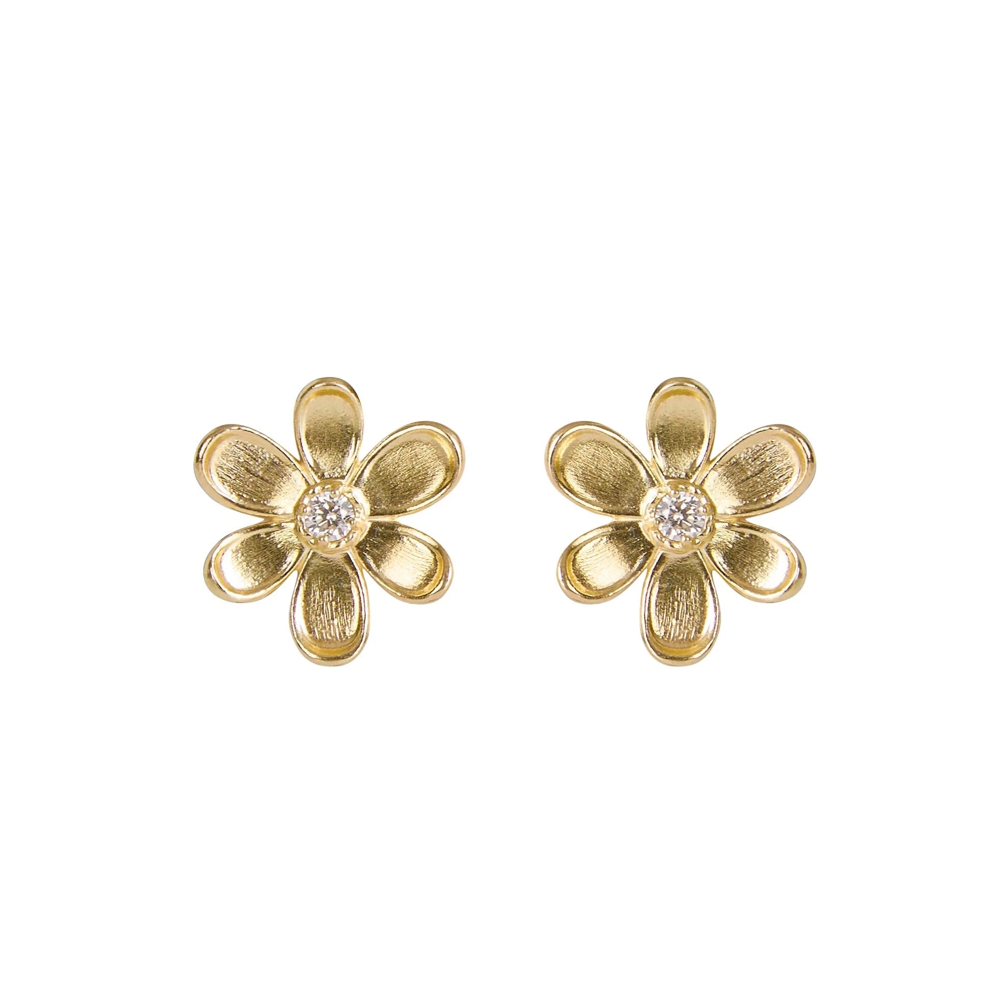 Daisy Diamond Stud Earrings