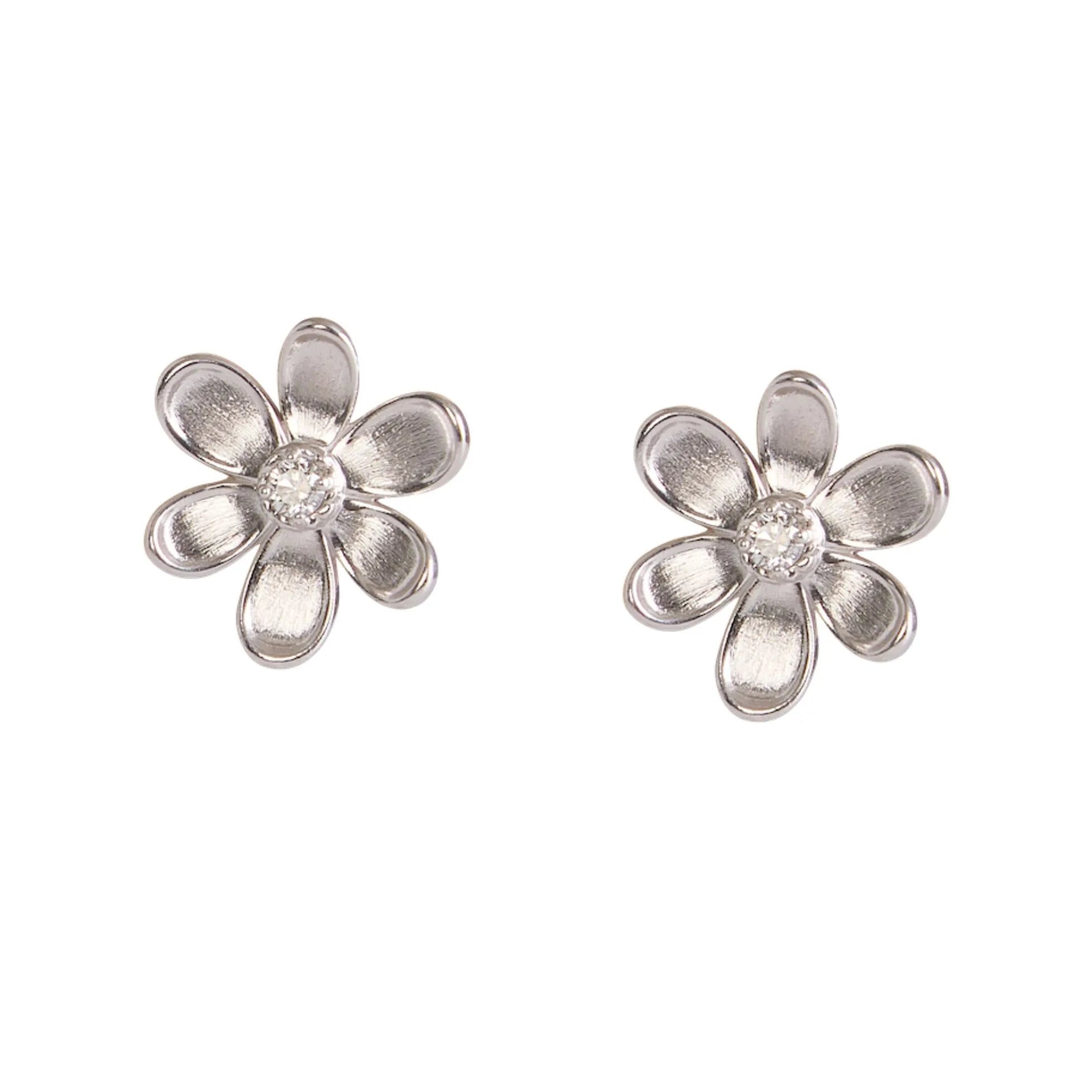 Daisy Diamond Stud Earrings