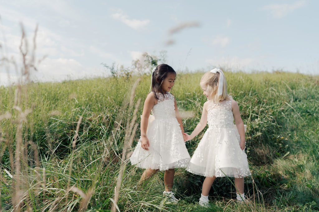 Lavender Flower Girl Dress | Hannahrosevintageboutique.com