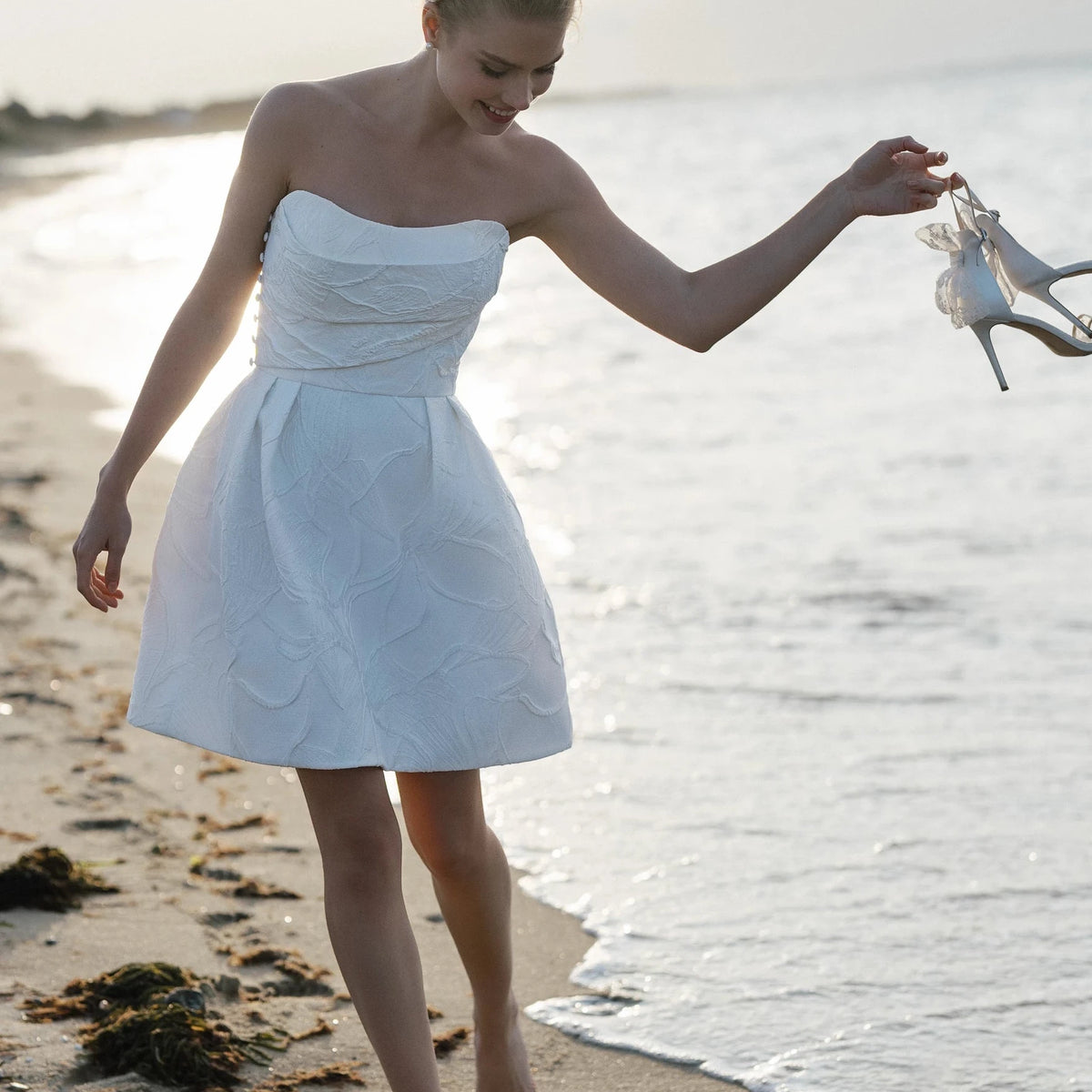 anne barge short dress Ash Wedding Dress