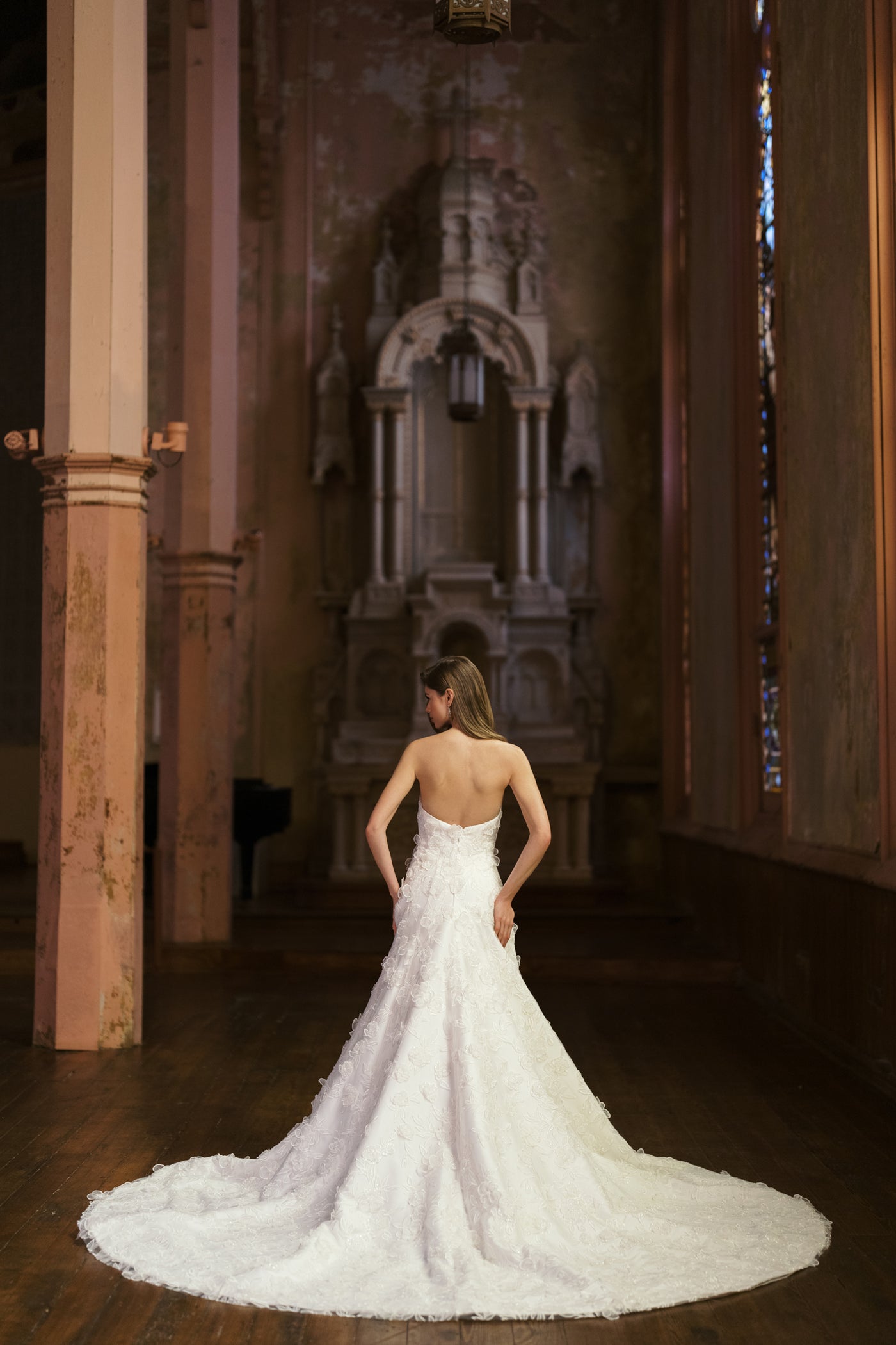 Olympia Wedding Dress | Blue Willow Collection | Anne Barge