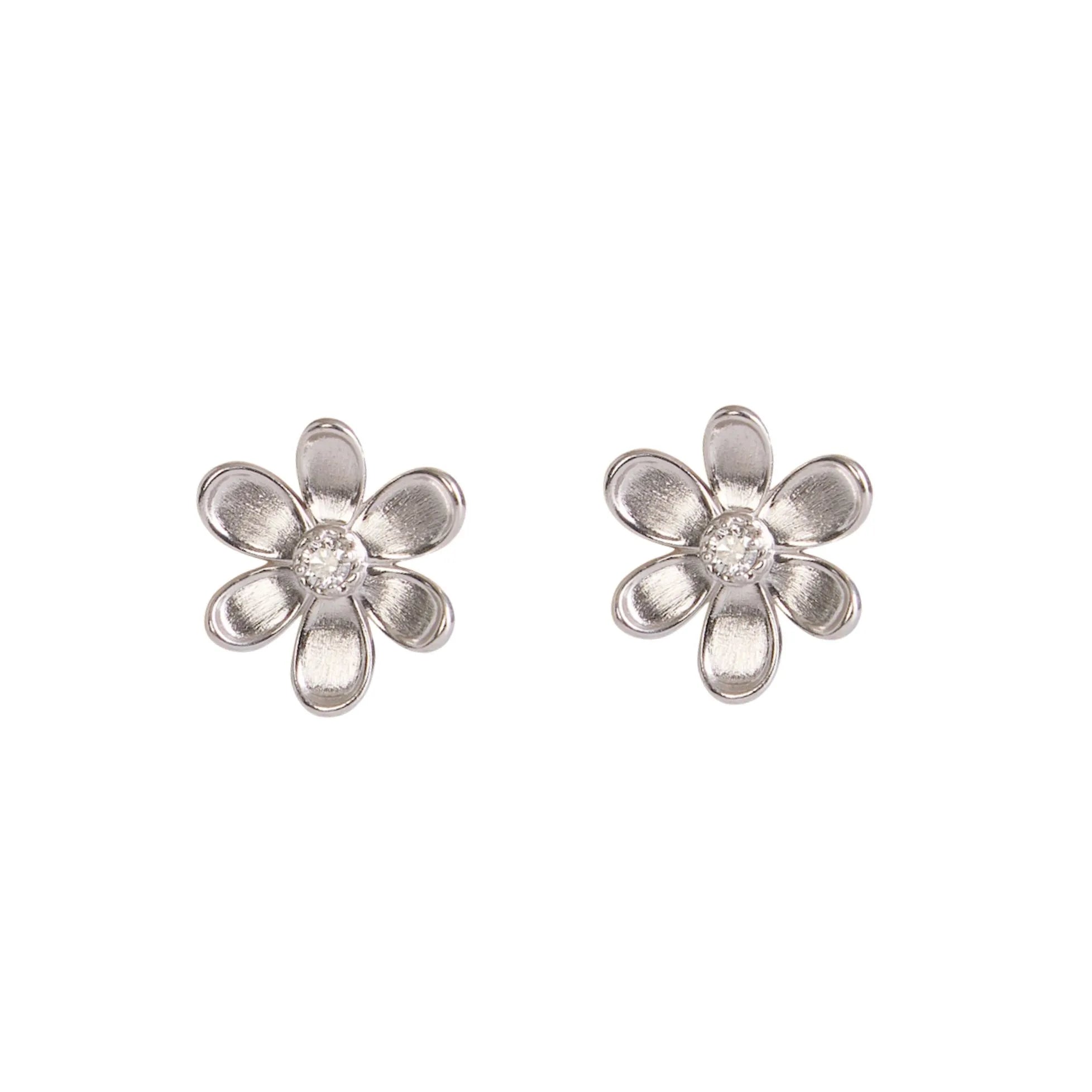 Daisy Pave Diamond Stud Earrings