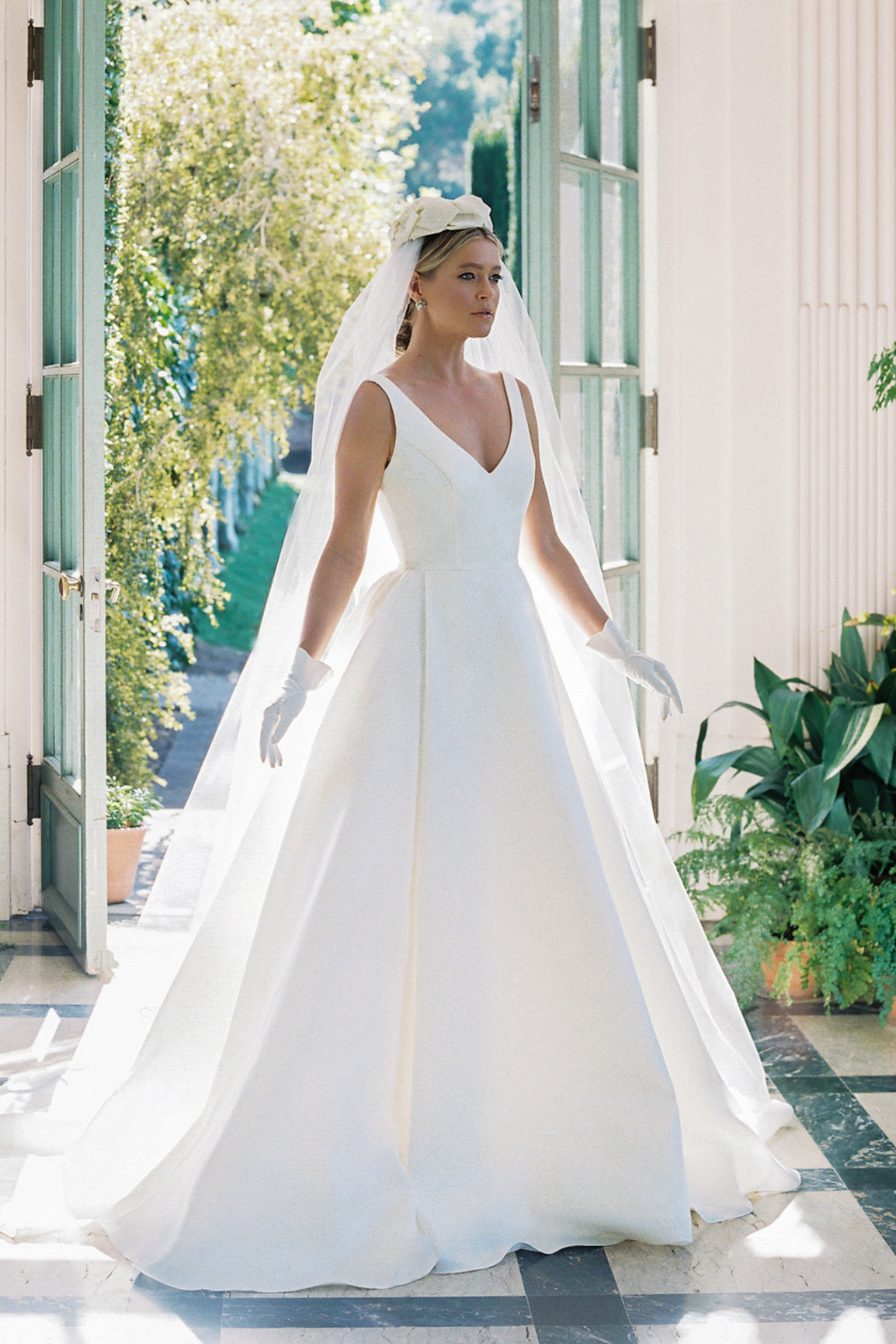 OSTTY - Luxury White Wedding Dress Long Sleeve Full Beading Ball Gown  $1,999.99